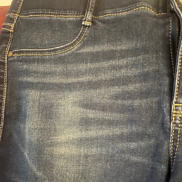 Apt 9 Size 14 Straight Leg Dark Indigo Contrast - Picture 7 of 14